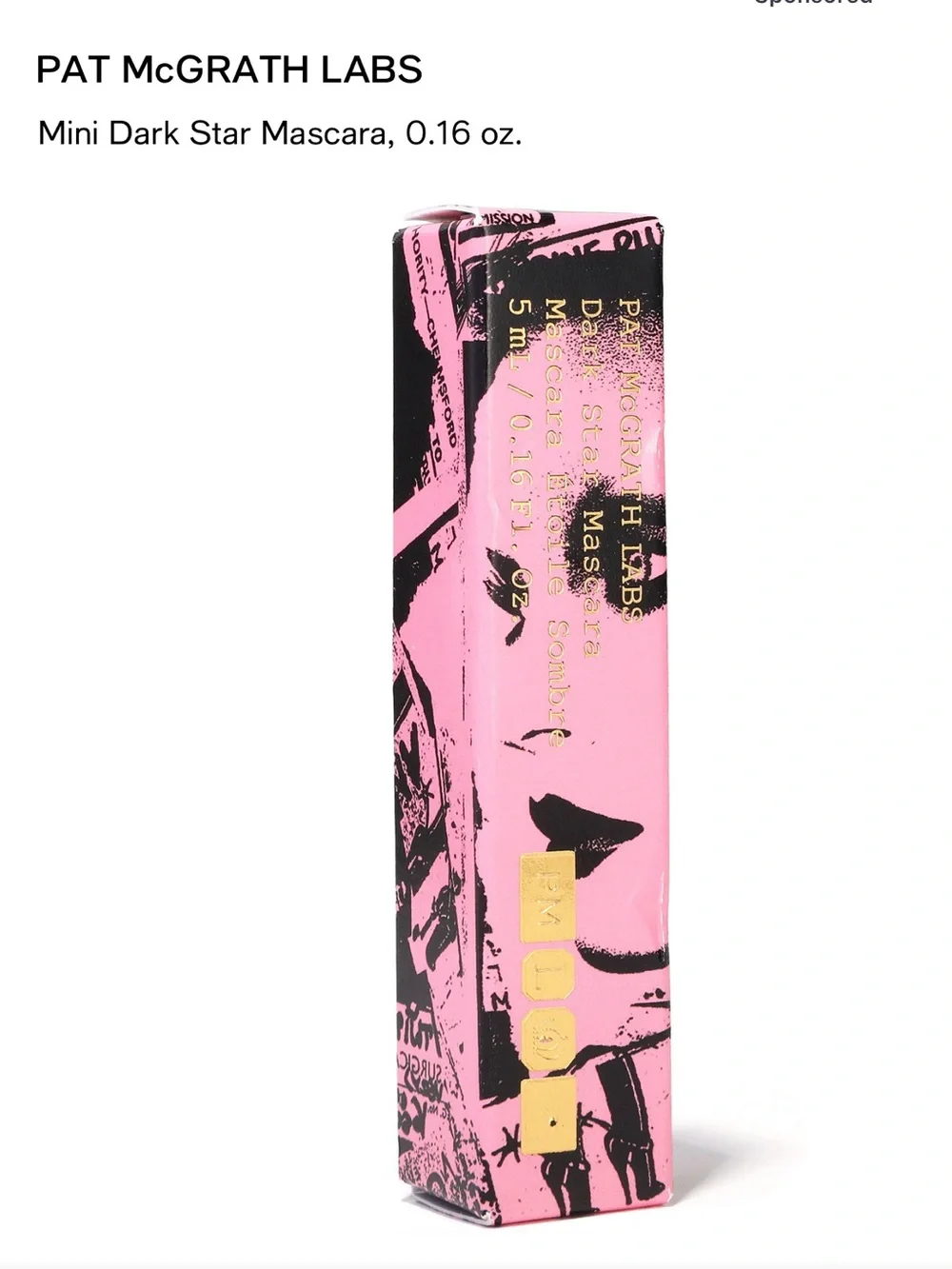 NEW Pat McGrath Dark Star Mini Mascara